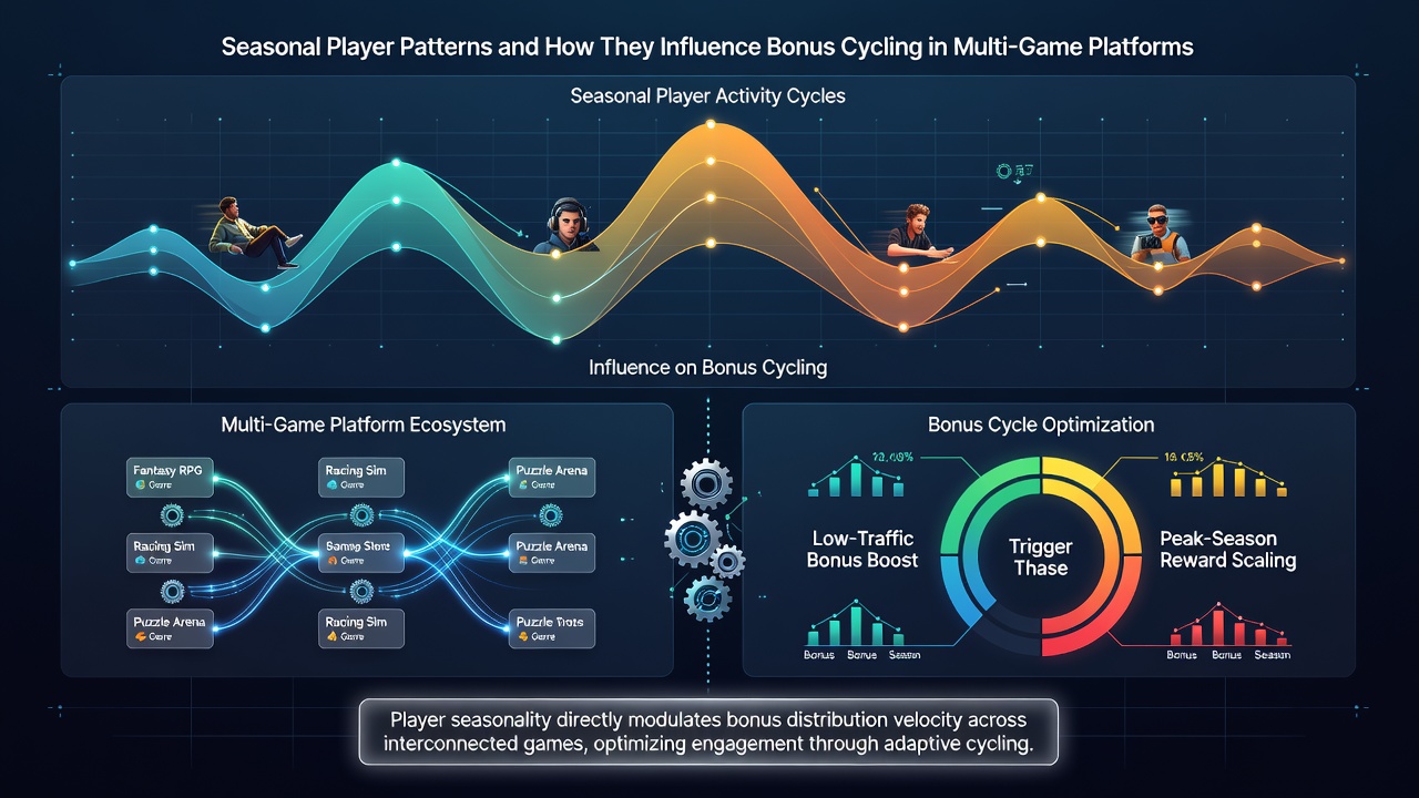 Chart showing bonus cycling influenced by seasonal gaming trends